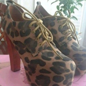 Brand new Jeffrey Campbell suede platforms